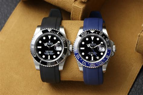 rolex on rubber strap|Rolex submariner 2020 rubber strap.